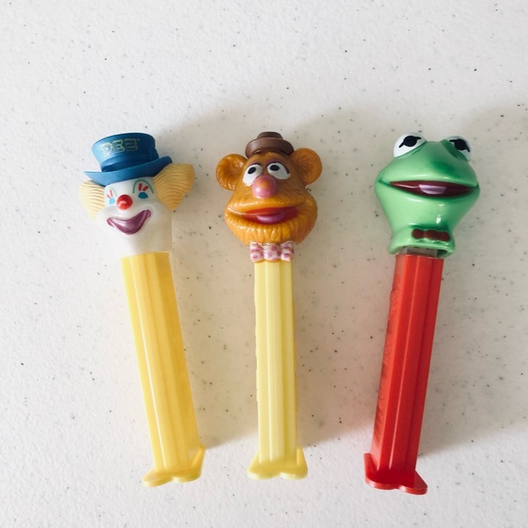 Fossie Bear, Kermit, Clown Pez Dispensers - Picture 2 of 6